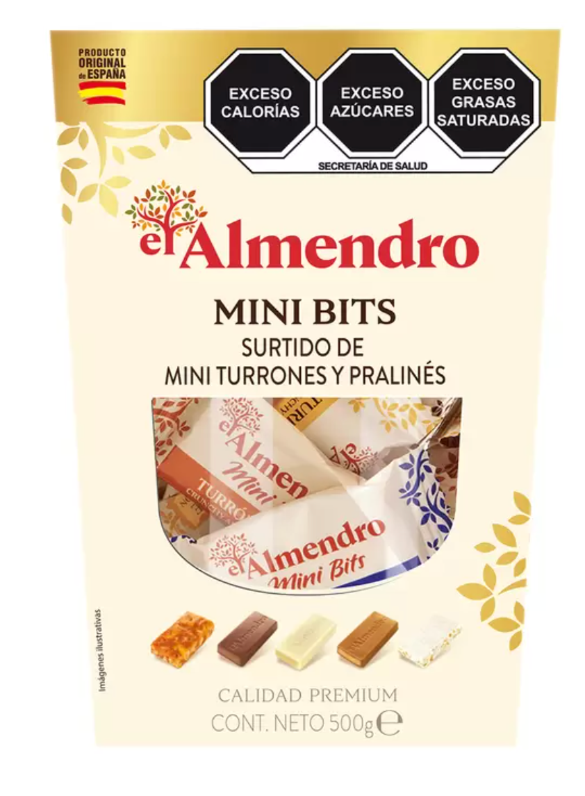 El Almendro Surtido de Mini Turrones y Pralinés 500 grs - .