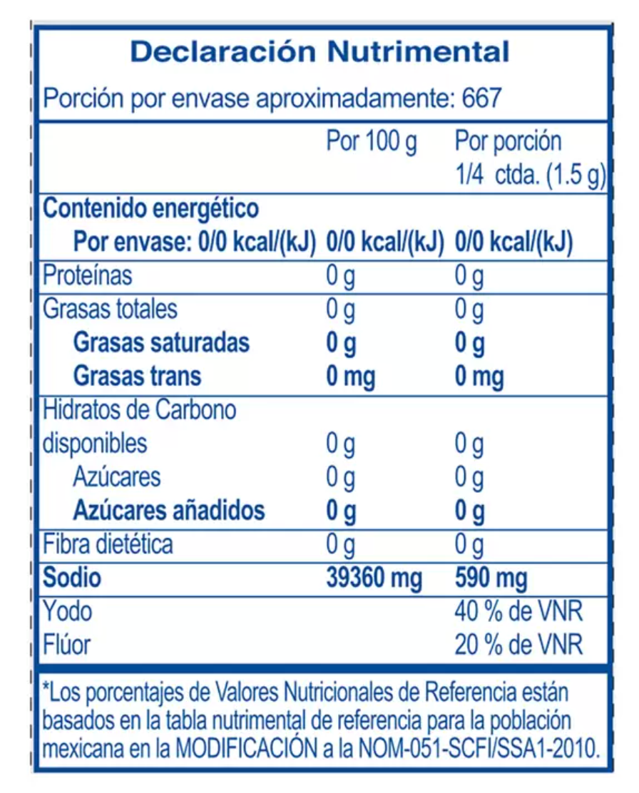 La Fina Sal en Bote 4 piezas de 1 kg - KOZ