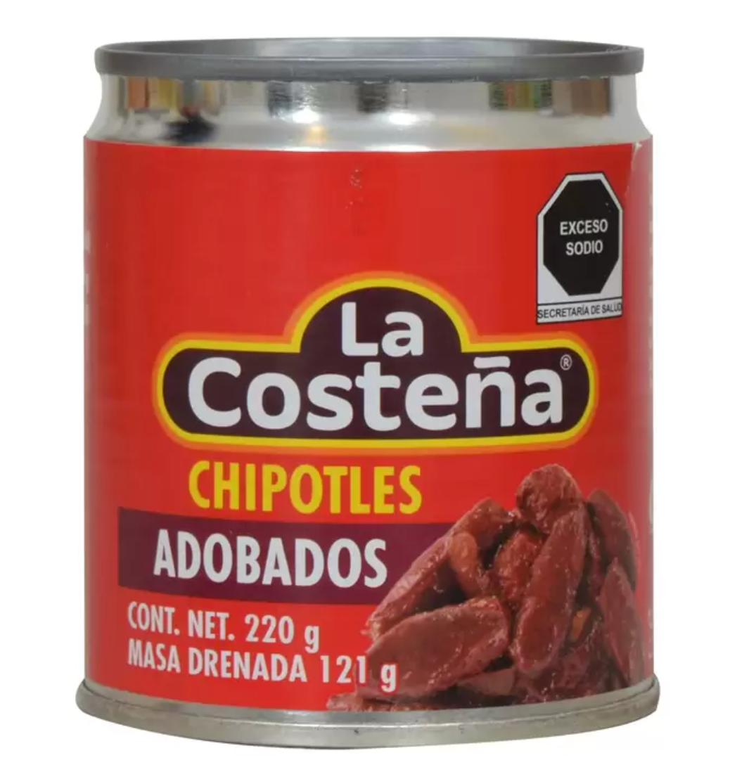 La Costeña Chiles Chipotles 6 piezas de 220 grs - KOZ