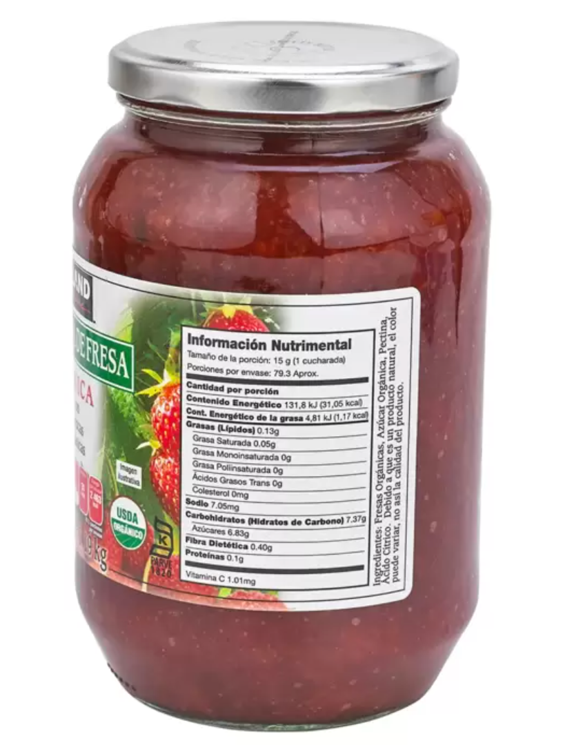 Kirkland Signature Mermelada de Fresa Orgánica 1.19 kg - KOZ
