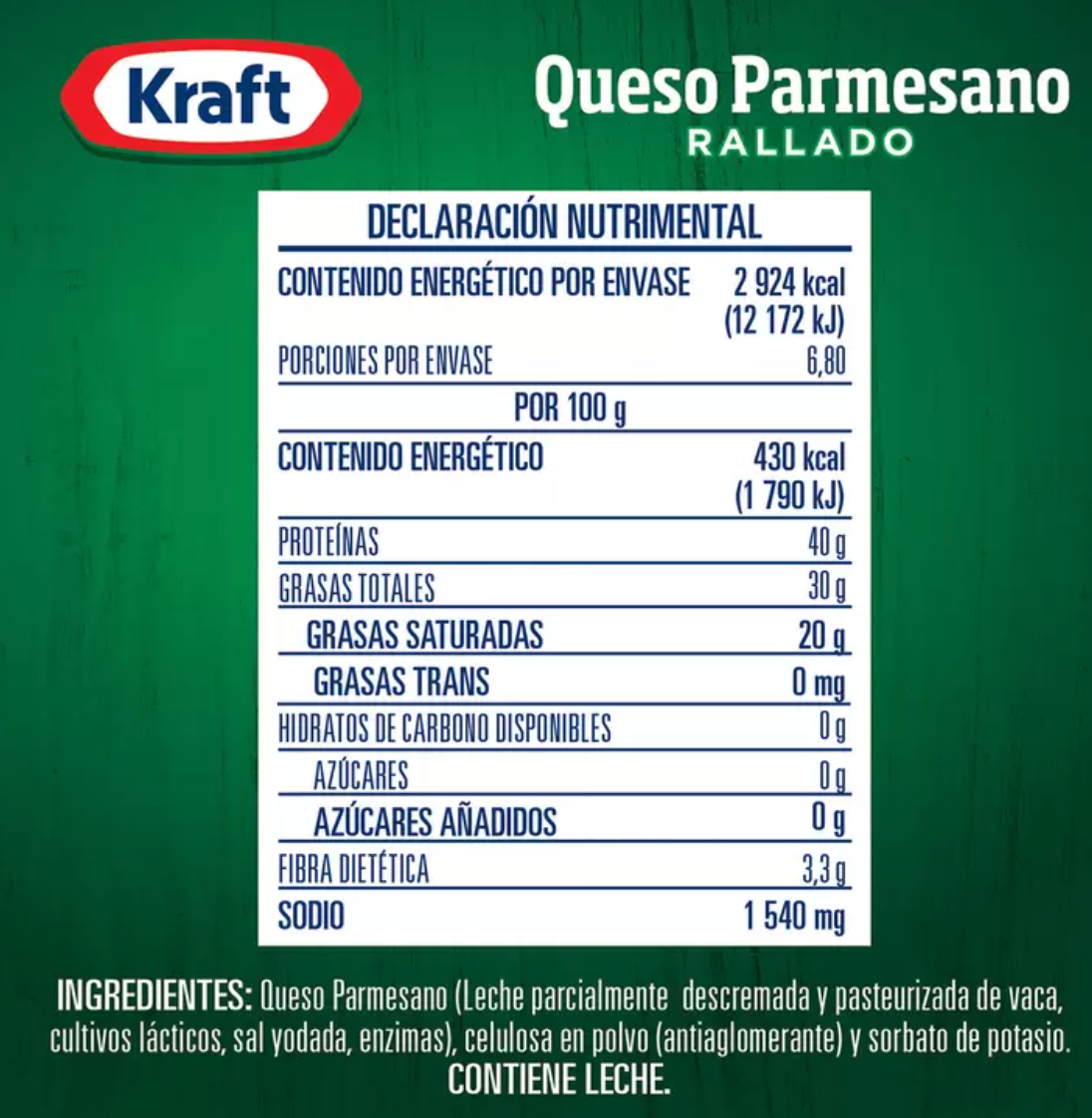 Kraft Queso Parmesano 680 grs - KOZ