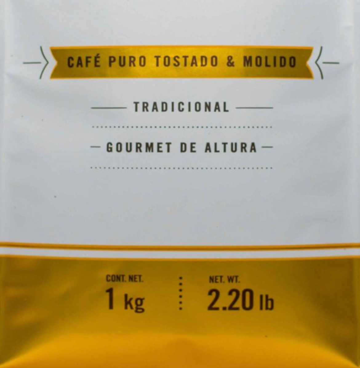 Café Molido La Parroquia de Veracruz Gourmet Puro 1 kg - .