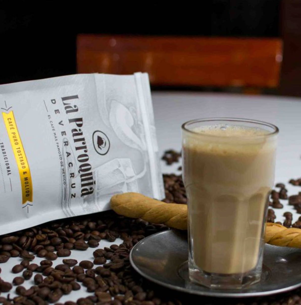 Café Molido La Parroquia de Veracruz Gourmet Puro 1 kg - .