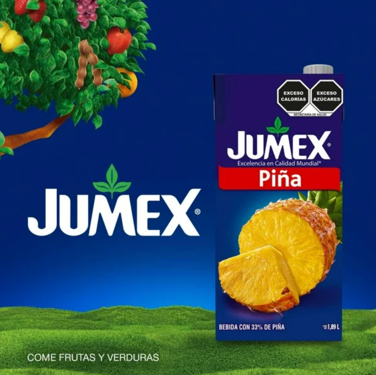 Bebida Jumex con Piña 4 pzs 1.89 l c/u - .