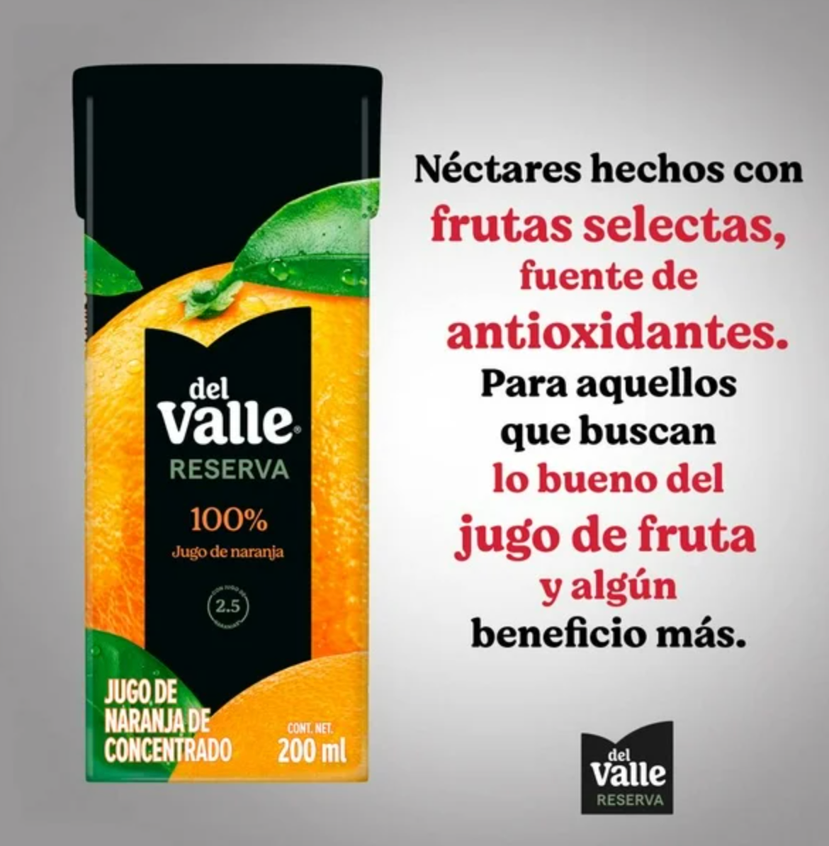 Jugo DEL VALLE Sabor Naranja y Manzana 40 pzas 200 ml c/u - .