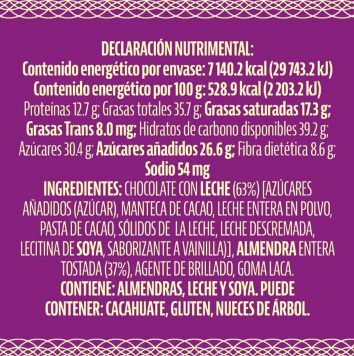 Almendras Member's Mark Cubiertas con Chocolate 1.35 kg -.