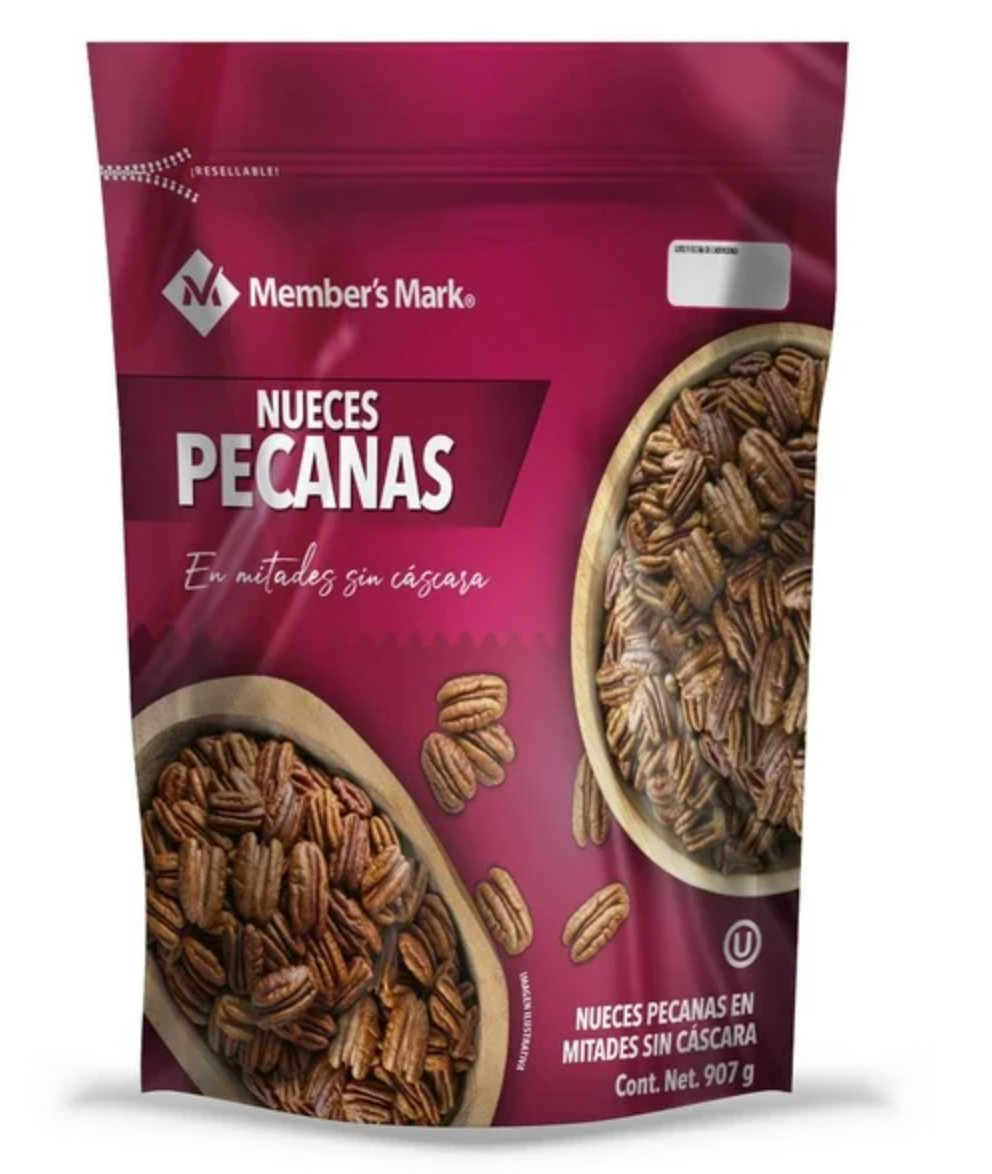 Nuez Pecana Member's Mark en Mitades 907 g -.