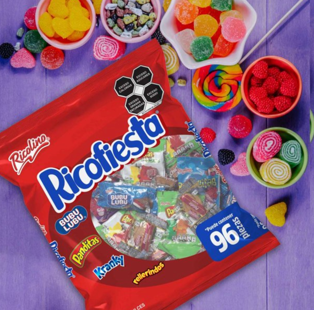 Surtido Ricofiesta Ricolino 1356 g