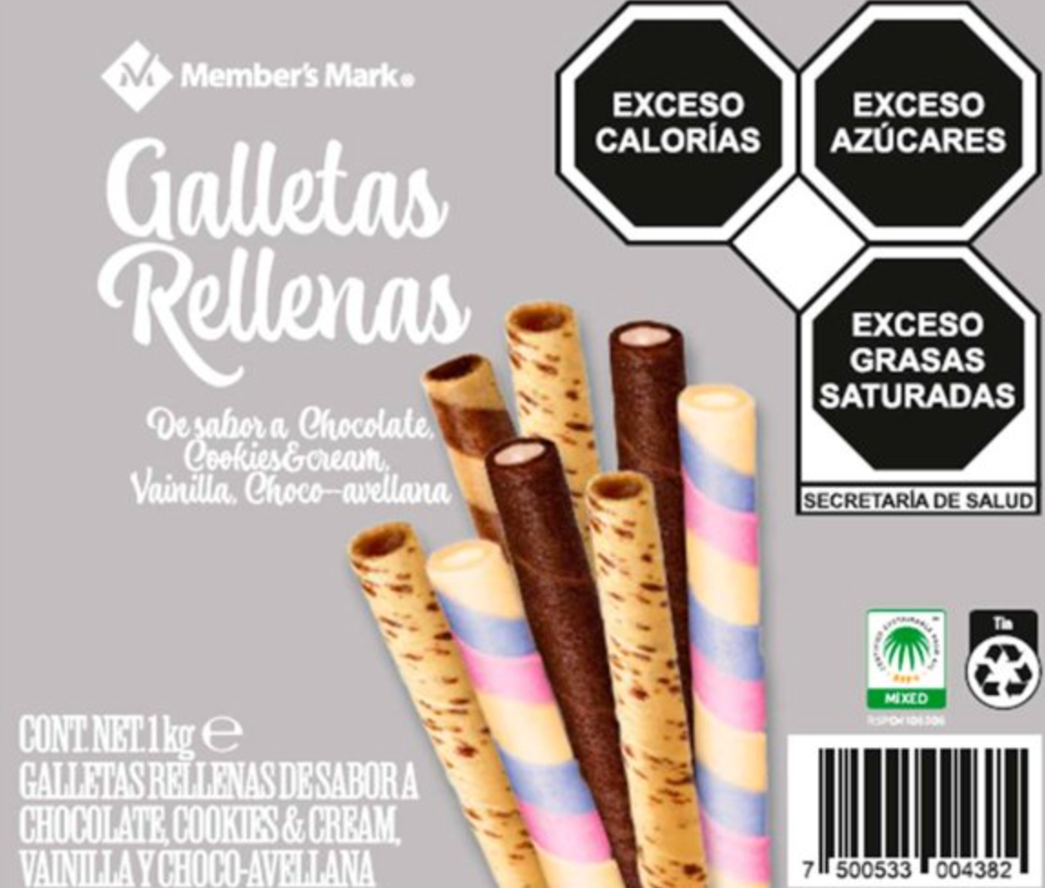 Galletas Rellenas Member's Mark Mix de Wafers 1 Kg - .