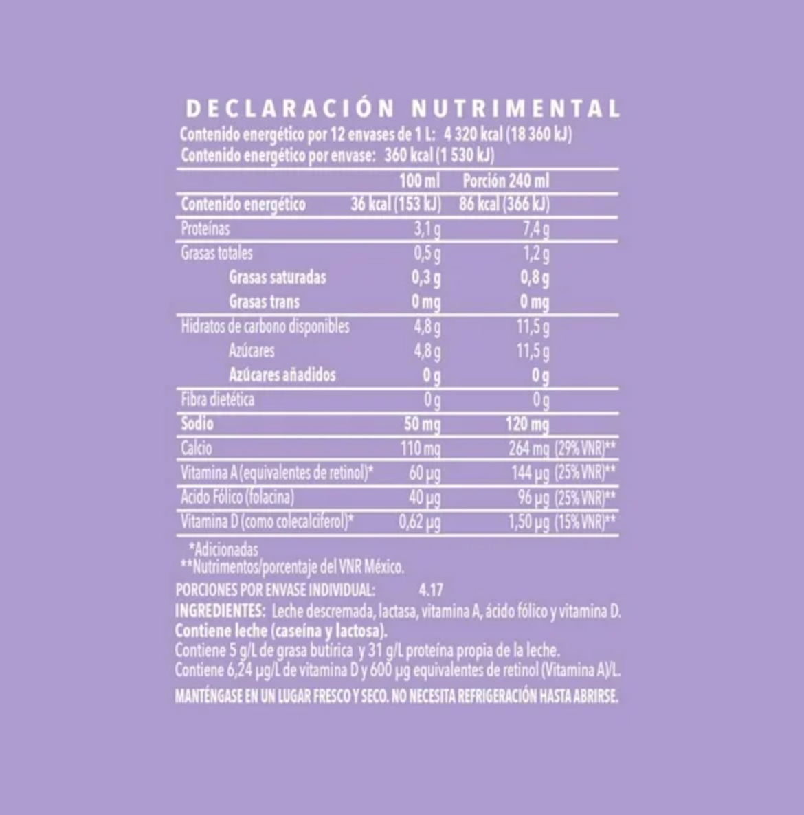 Leche Deslactosada Alpura Light 12 pzas de 1 l c/u - .