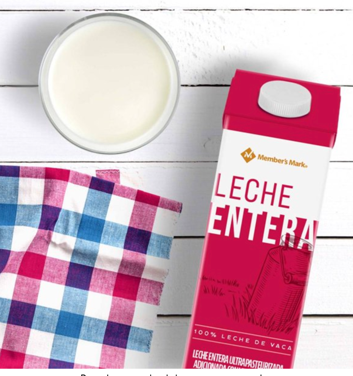 Leche Entera Member's Mark 12 pzas de 1 l c/u -.