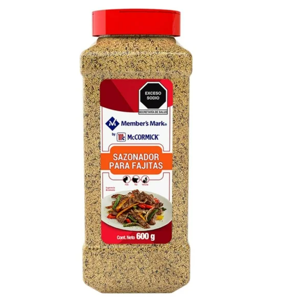 Sazonador para Fajitas Member's Mark by McCormick 600 g -.