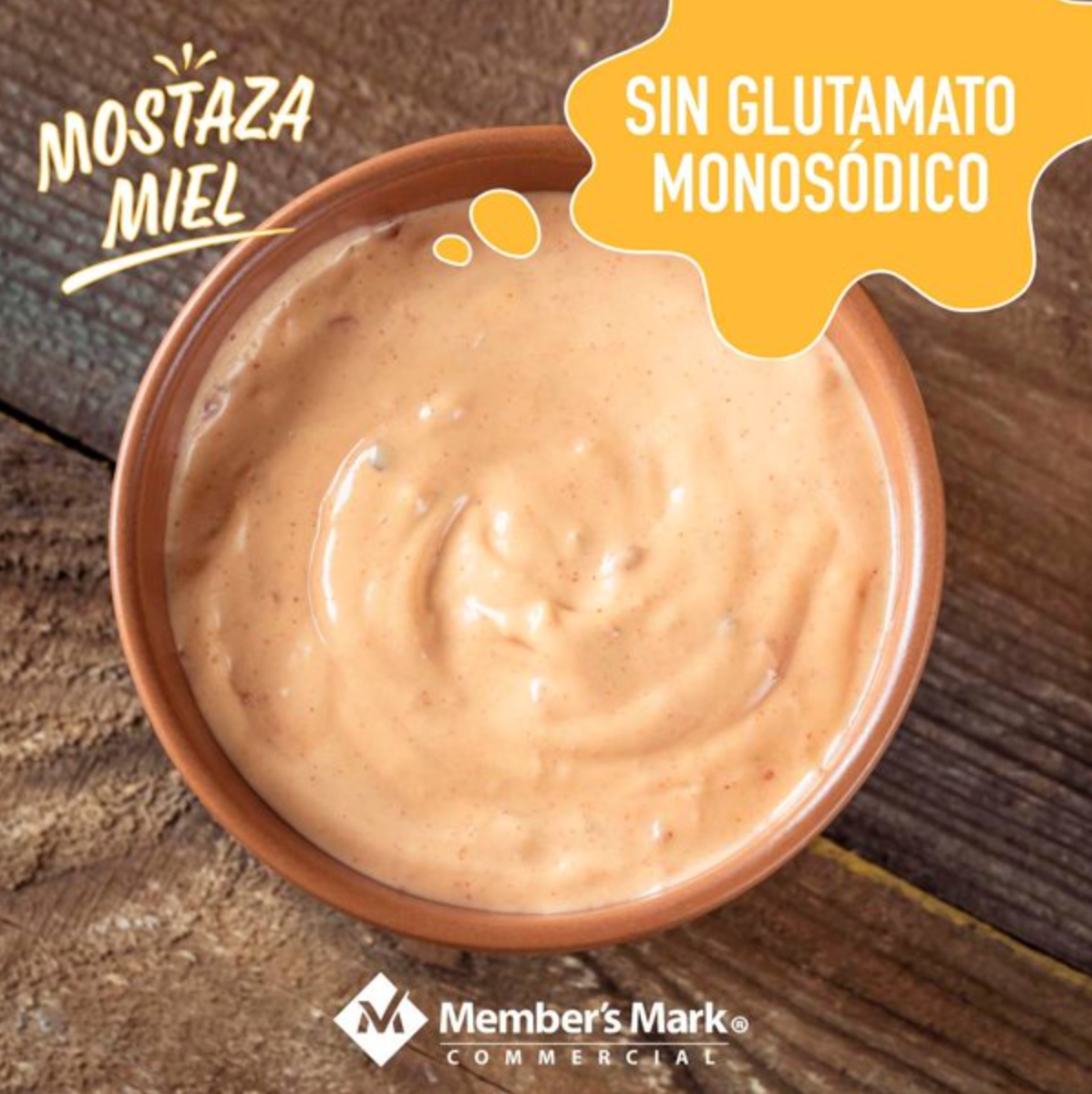 Aderezo Member's Mark Mostaza con Miel 3.78 l - .