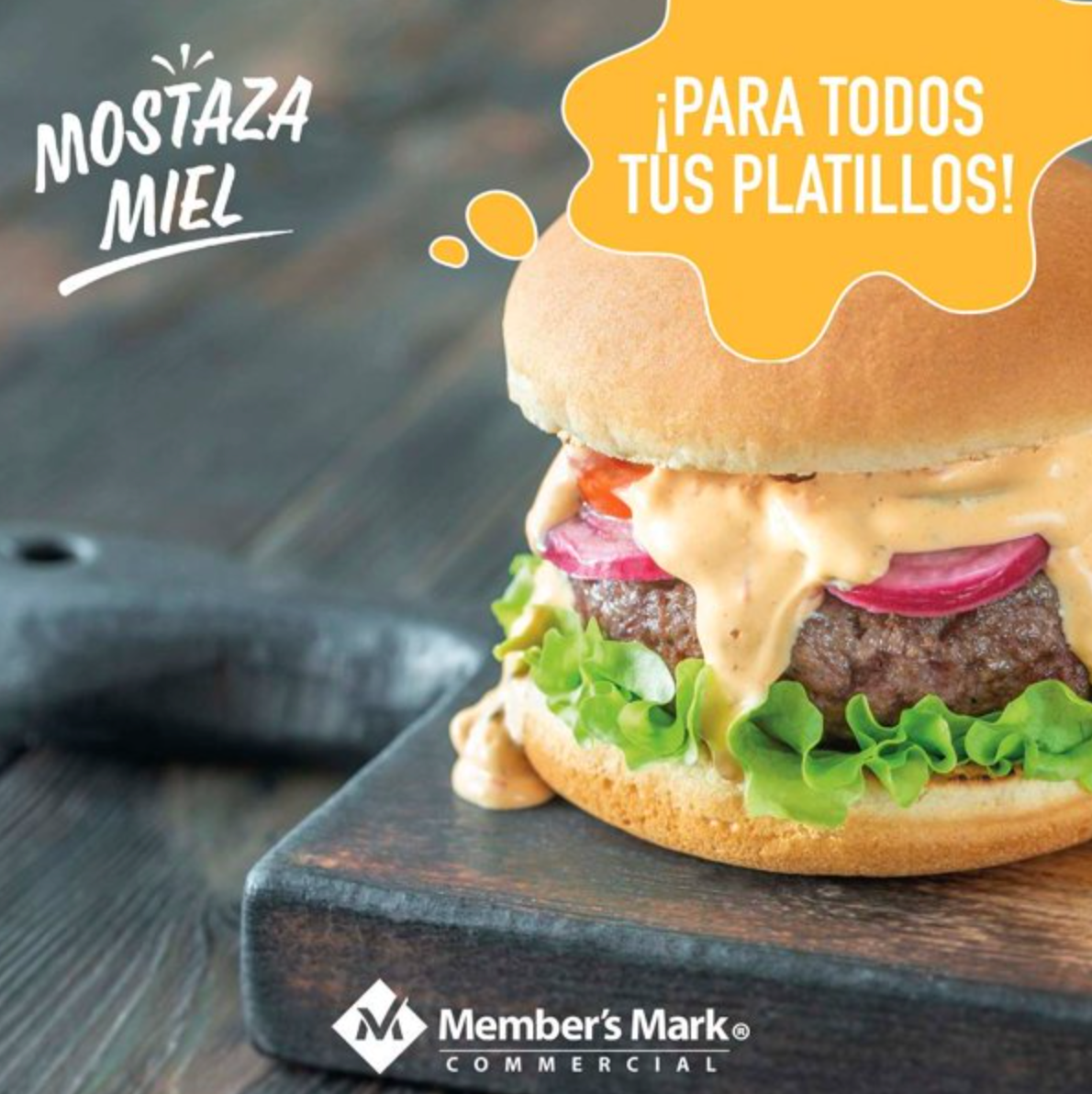 Aderezo Member's Mark Mostaza con Miel 3.78 l - .