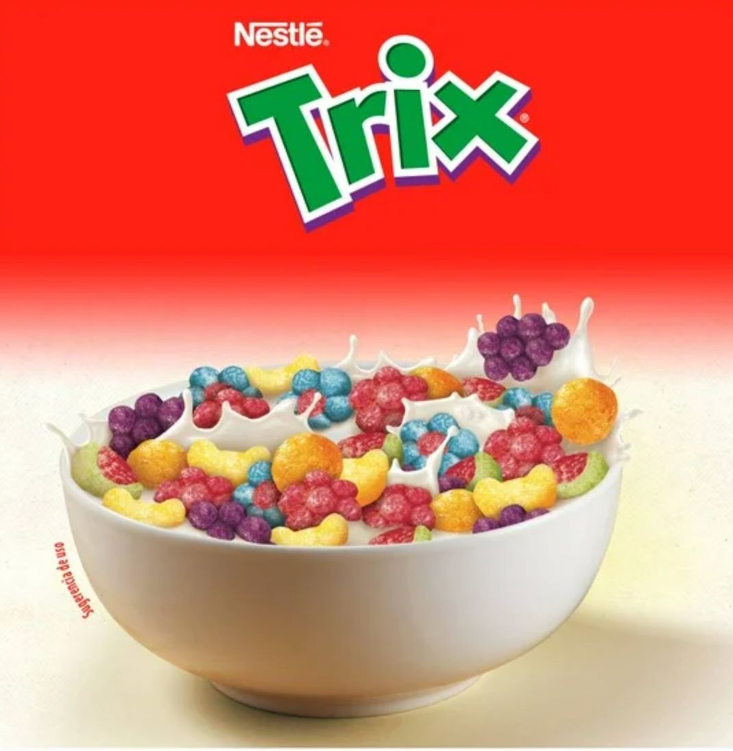 Pack de Cereales Nestlé Cookie Crisp 480 g Trix 720 g - .