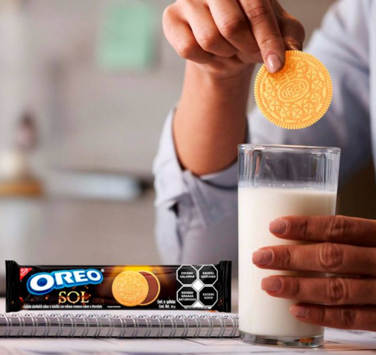 Galletas Oreo Nabisco Sol Sabor Vainilla 14 piezas de 114 g c/u - .