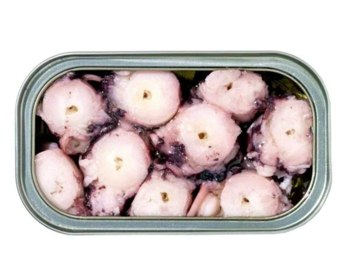 Pulpo al Ajillo Rías Baixas en Trozos 3 Latas de 115 g c/u - .