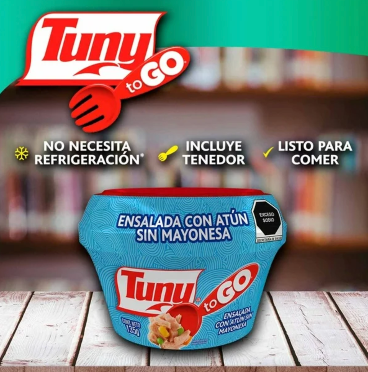 Ensalada de Atún Tuny Primavera To Go 8 pzas de 135 g c/u - .