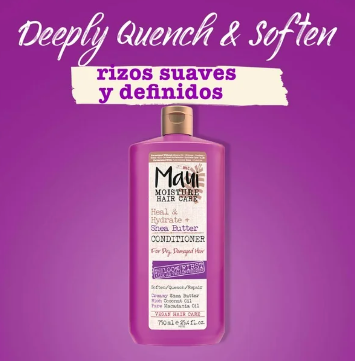 Acondicionador Maui Shea Butter 750 ml - .
