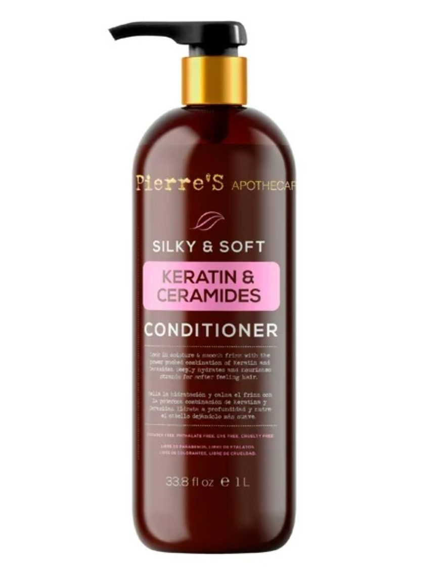 Acondicionador Pierres Apothecary Keratina y Ceramida 1 l - .