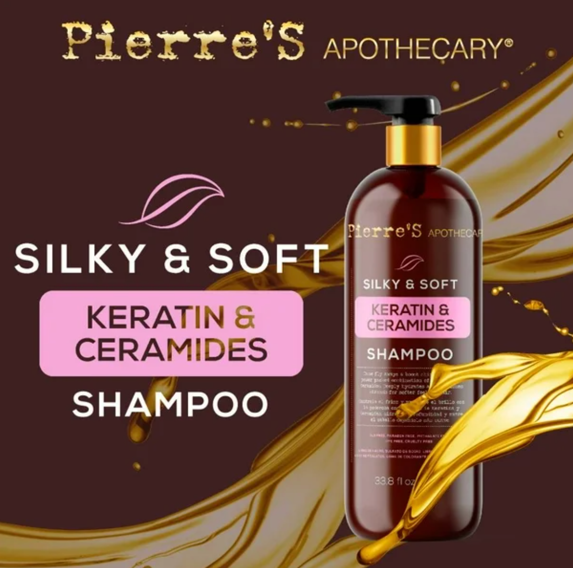Acondicionador Pierres Apothecary Keratina y Ceramida 1 l - .