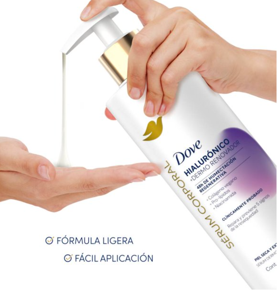 Sérum Corporal Dove Ácido Hialurónico 1 L - .