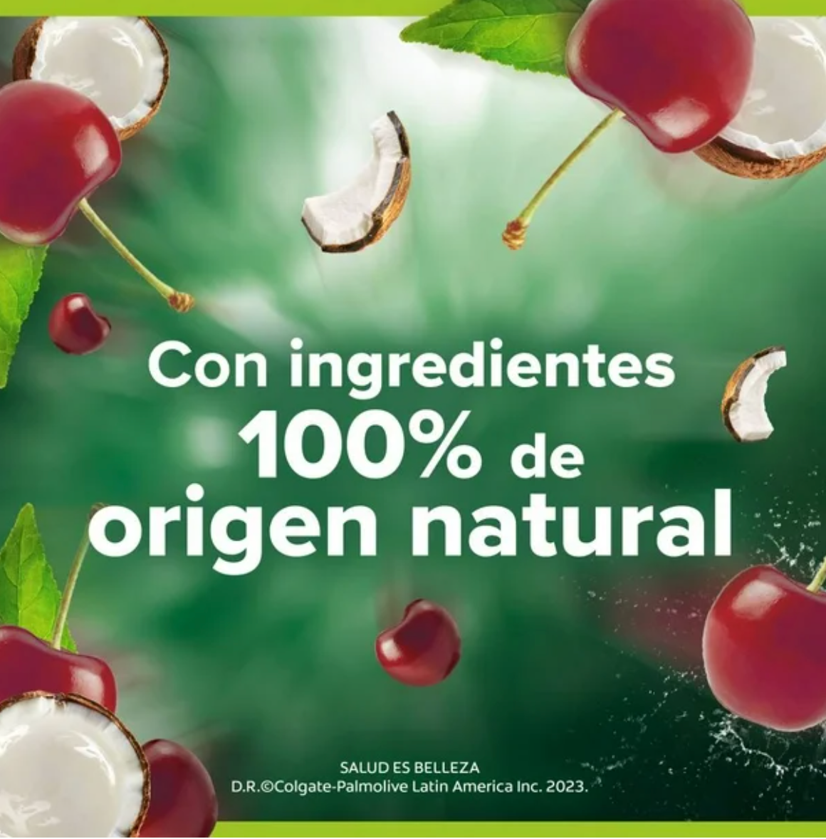 Jabón en Barra Palmolive Naturals Cereza y Coco 8 pzas de 120 g c/u - .