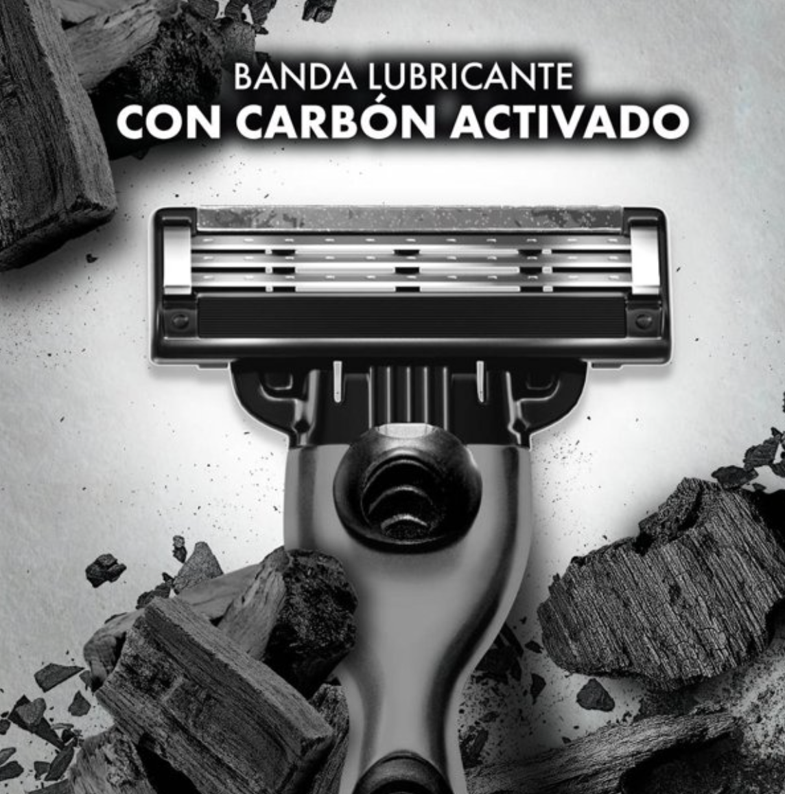 Repuesto Rastrillo de Afeitar Gillette Mach3 Mach3 con Carbón Activado 12 pzas - .