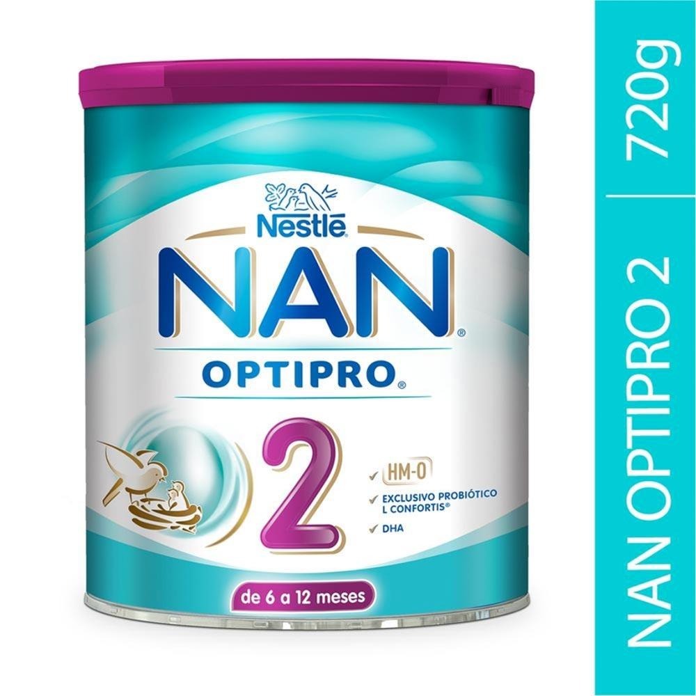 Media Caja Formula láctea Nan 2 l Optipro 720G/6P