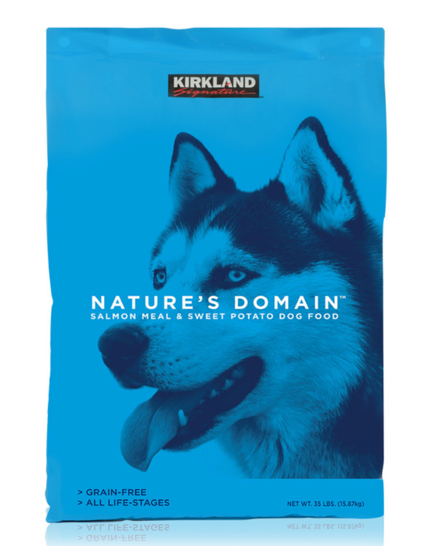 Kirkland Signature Nature's Domain alimento para perro salmón y camote 15.87K