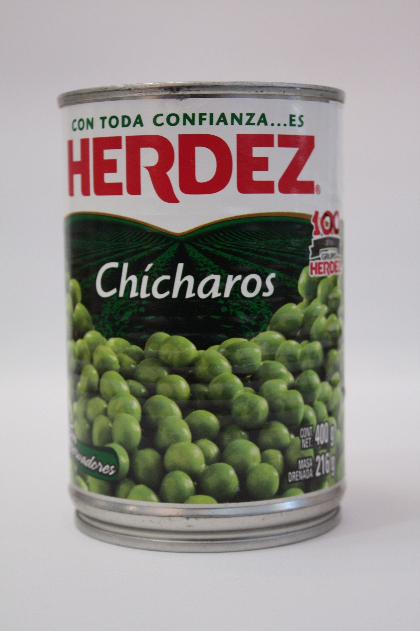 Caja Chicharo de 400 grs con 24 latas - Herdez-Enlatados-Herdez-7501003124142C-MayoreoTotal