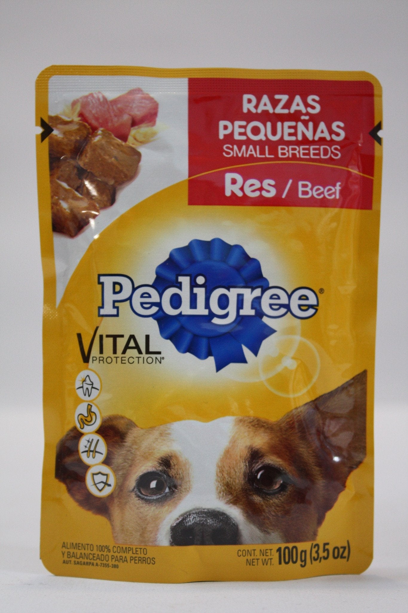 Caja Pedigree Razas Pequeñas Res de 100 grs con 40 pouches - Effem-Mascotas-Effem-0706460249484C-MayoreoTotal