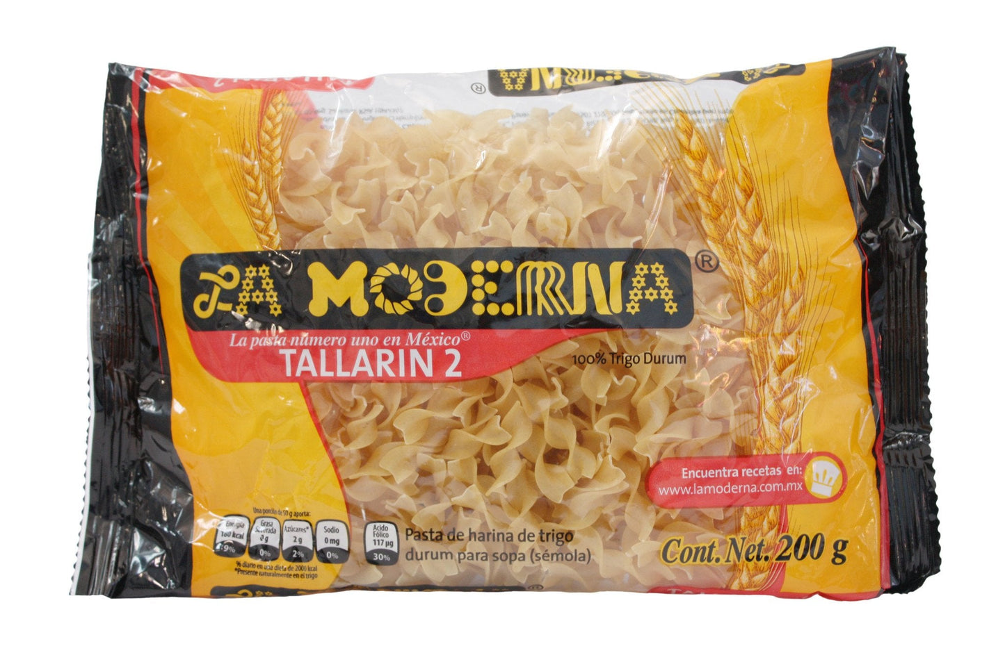 Caja sopa Moderna Tallarín No.2 de 200grs con 20 bolsas - La Moderna-Sopas-La Moderna-MayoreoTotal