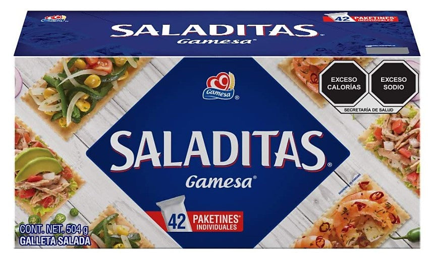 Caja Galletas Saladitas Gamesa 504G/12P -