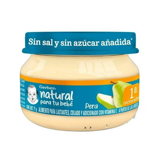 Caja papilla Gerber 1 etapa pera 71G/12