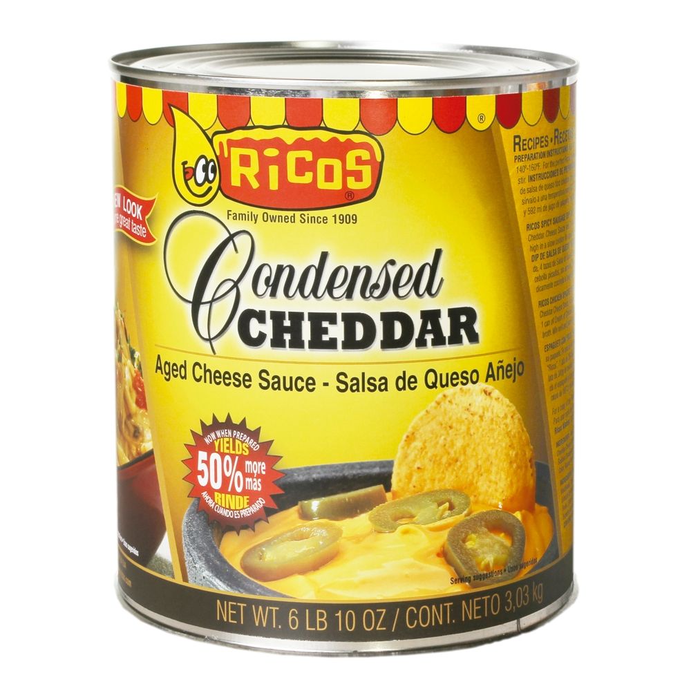 Salsa de Queso Cheddar Ricos para Nachos 3.03 Kg- K
