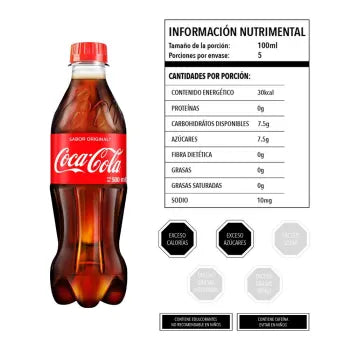 Refresco Coca-Cola 24 Pzas de 600 Ml -  .