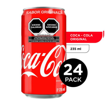 Refresco Coca-Cola Mini 24 Pzas de 235 Ml