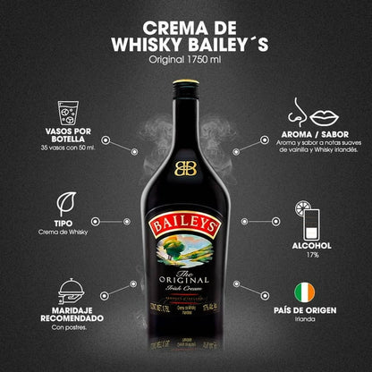 Crema de Whiskey Baileys Irish Cream 1.75L