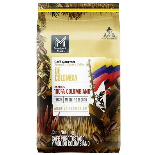 Café Tostado y Molido Member's Mark Colombiano 1 kg