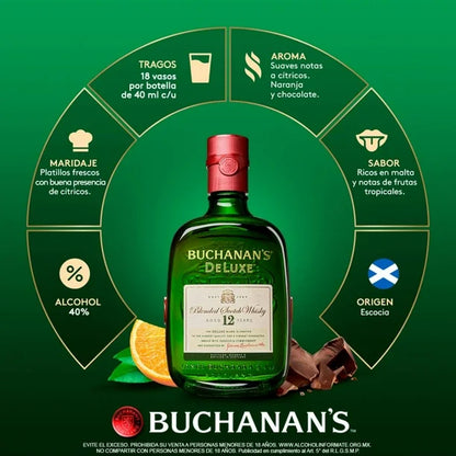 Whisky Buchanan's Deluxe 12 Años 750 Ml
