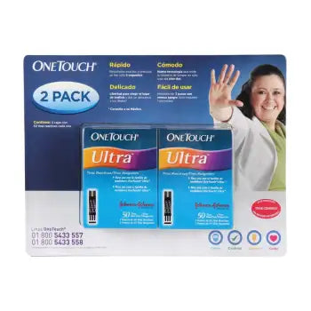 Tiras Reactivas OneTouch Ultra 100 pzas - .