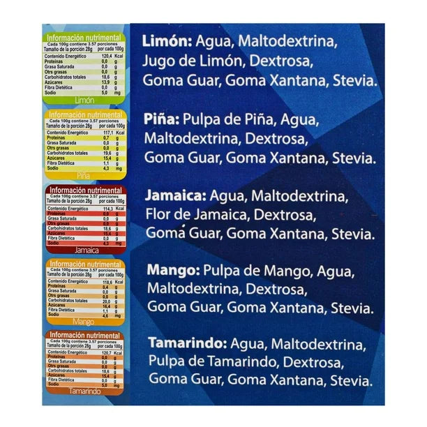 Mini Paletas Frutales Ola Malú 40P