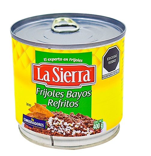 Caja Frijol Bayo Refrito La Sierra 400G/12P - SCG
