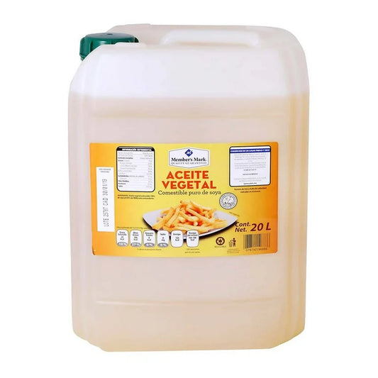 Aceite Vegetal Member's Mark Puro de Soya 20 L