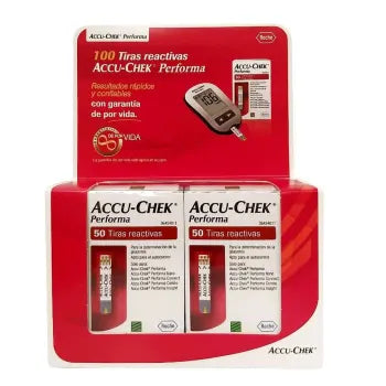 Tiras Reactivas Accu-Chek Performa 100 Pzas - .