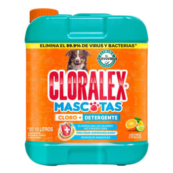 Blanqueador liquido Cloralex mascotas 10L - K