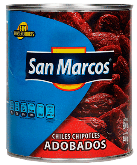 Media Caja Chiles Chipotles 800G/6P - SCG