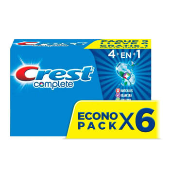 Crema Dental Crest Complete con 6 piezas de 75ml - K