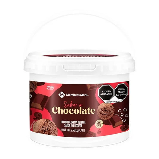 Helado de Crema Member's Mark Sabor Chocolate 4.7 L